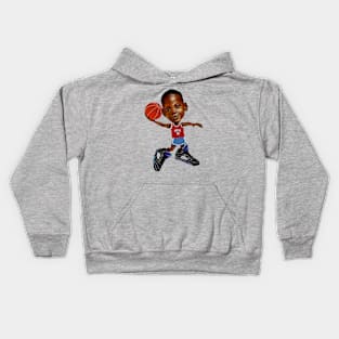 BASKETBALLART -  YOUNG GOAT DUNK Kids Hoodie